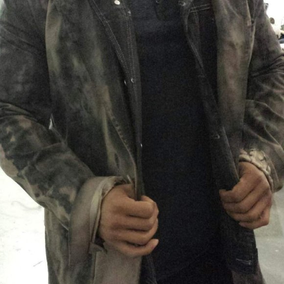 Dolce Gabbana blazer denim jacket 44 46 56 XL dyed gray black white beige pinup - Picture 2 of 11